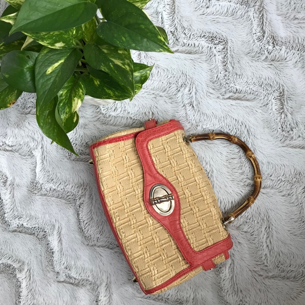 Elaine Turner Couture Peach Pink Handbag
